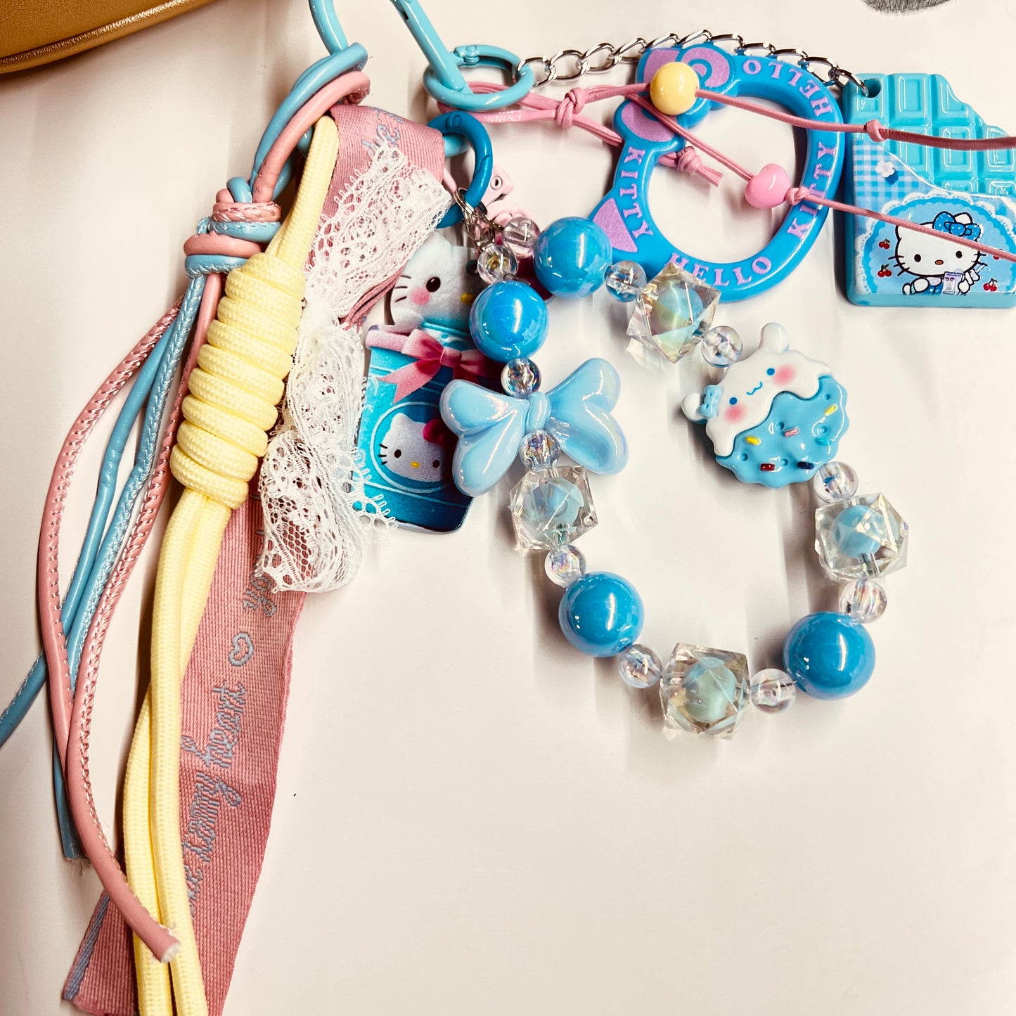 HANDMADE BAG CHARMS ~ RAINBOW 4 ~