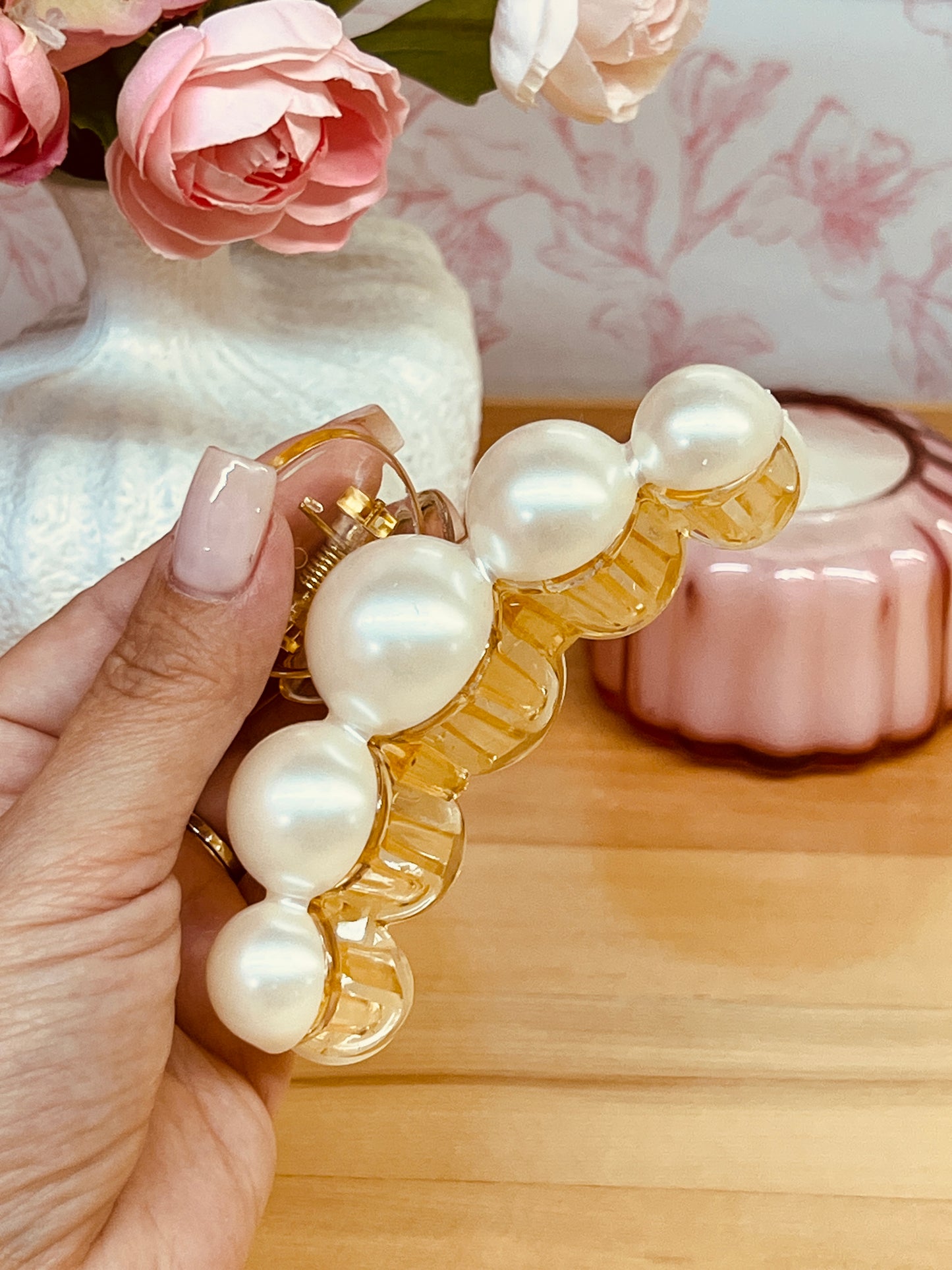 PEARL HAIR CLIP