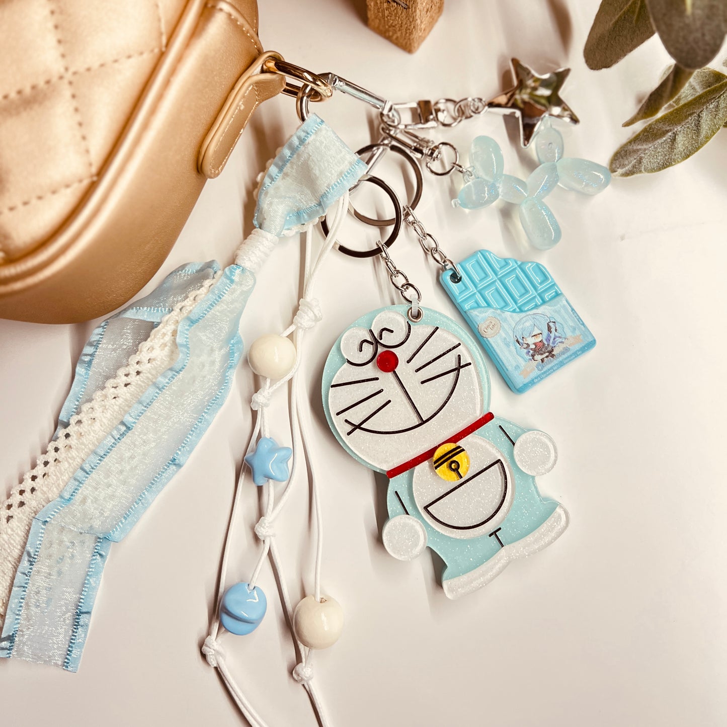 HANDMADE BAG CHARMS ~ CAT ~
