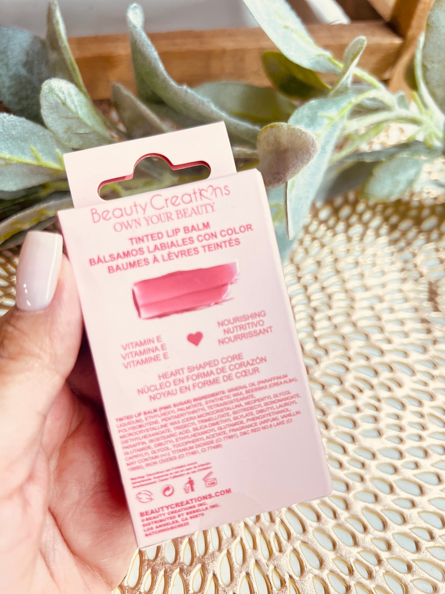 BEAUTY CREATIONS TINTED LIP BALM