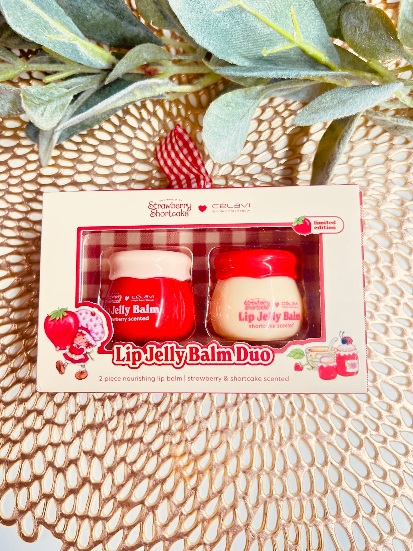 STRAWBERRY SHORTCAKE LIP JELLY BALM DUO