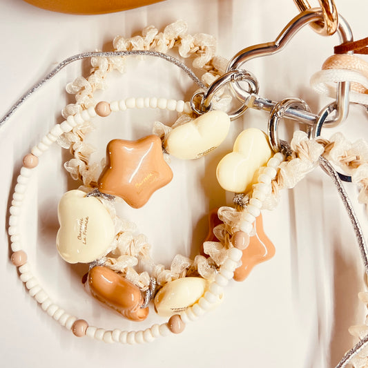 HANDMADE BAG CHARMS ~ KITTY FACE ~