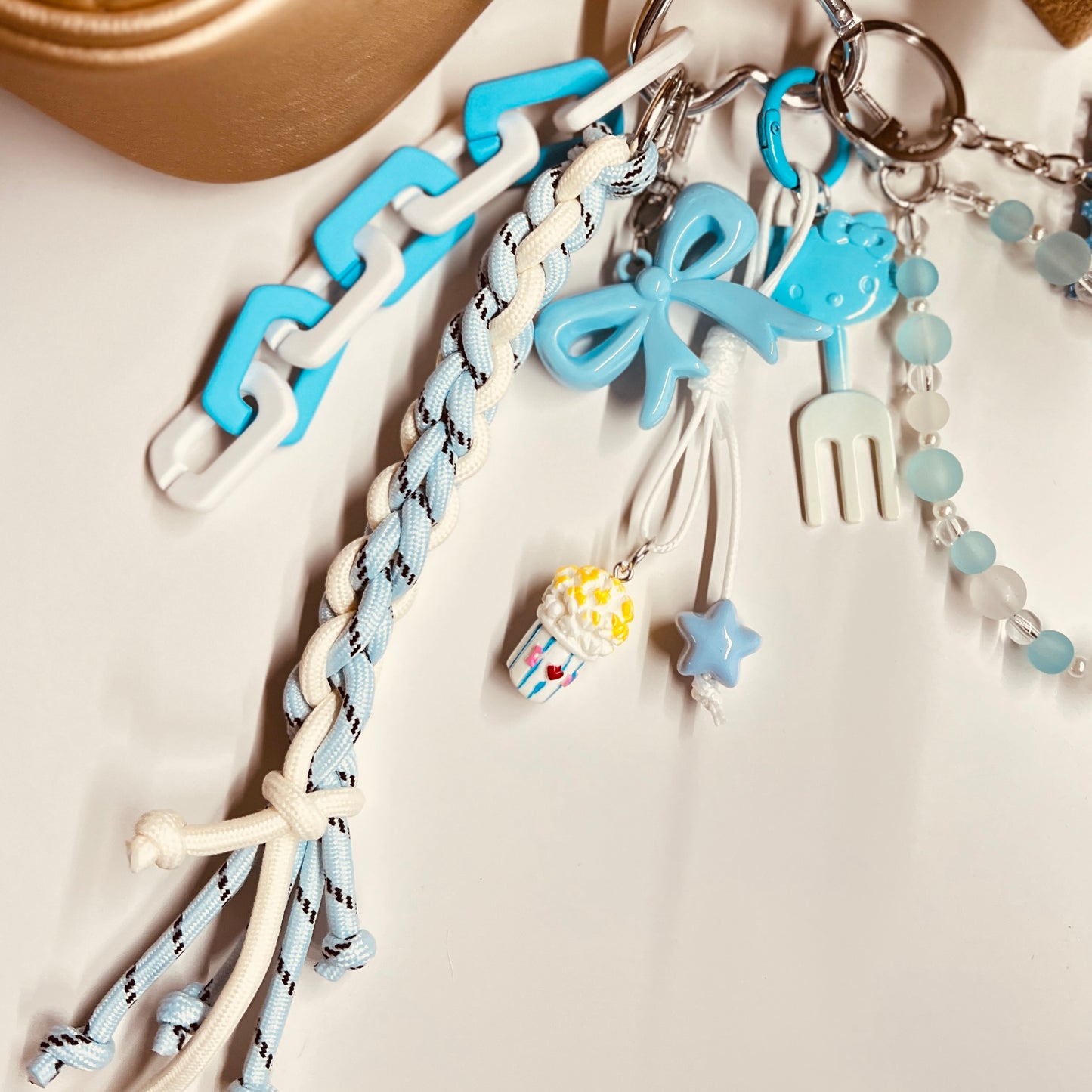 HANDMADE BAG CHARMS ~ POPCORN CHARM ~