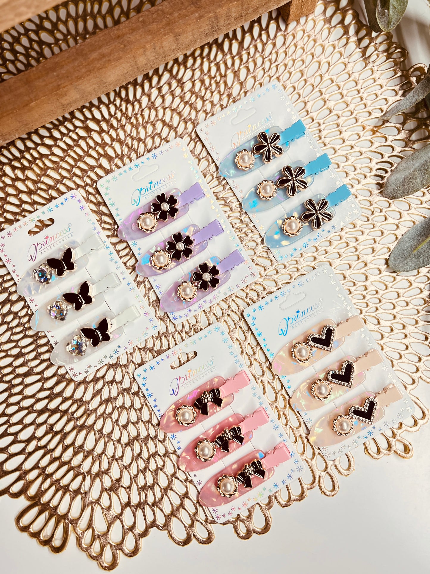 SET OF 3 HAIR CLIPS