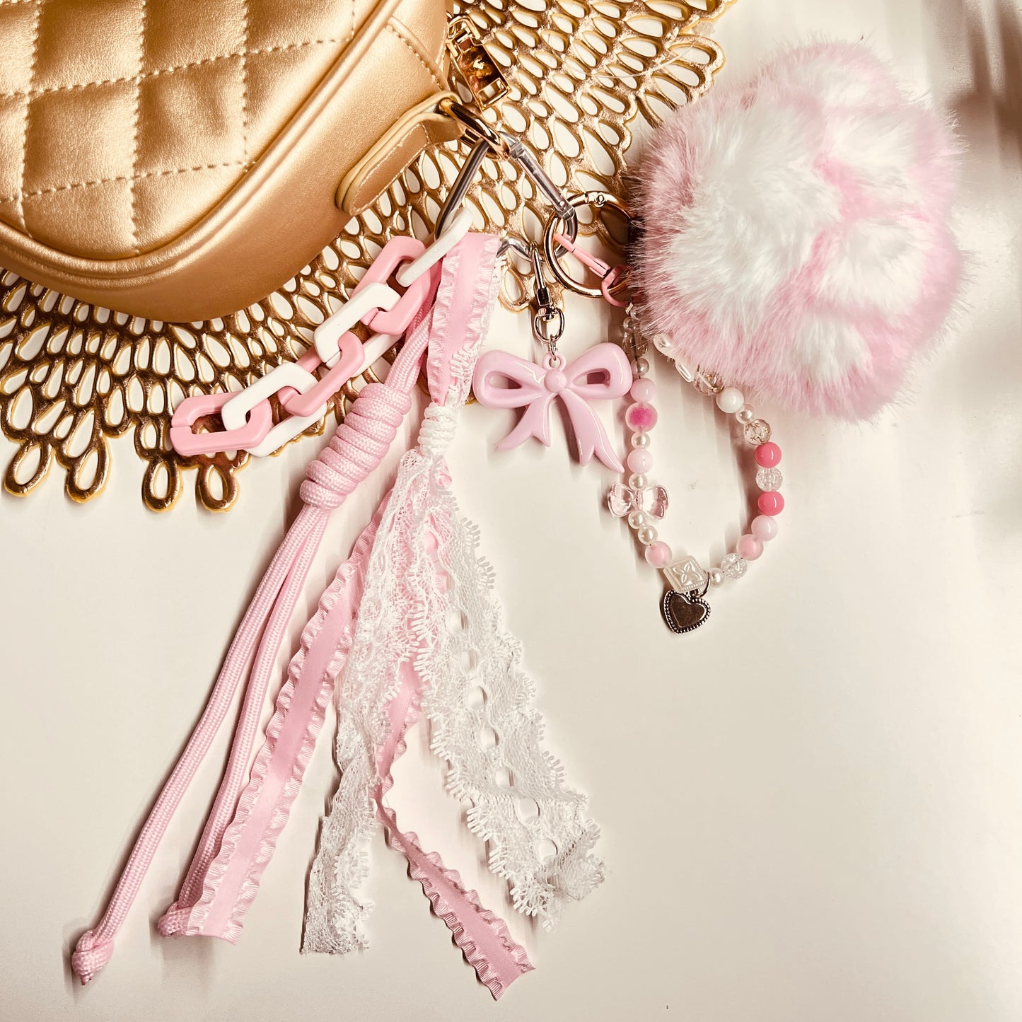 HANDMADE BAG CHARMS ~ PLUSH PAW