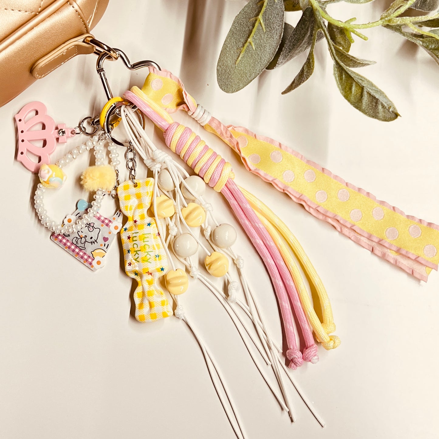 HANDMADE BAG CHARMS ~ RAINBOW 8 ~