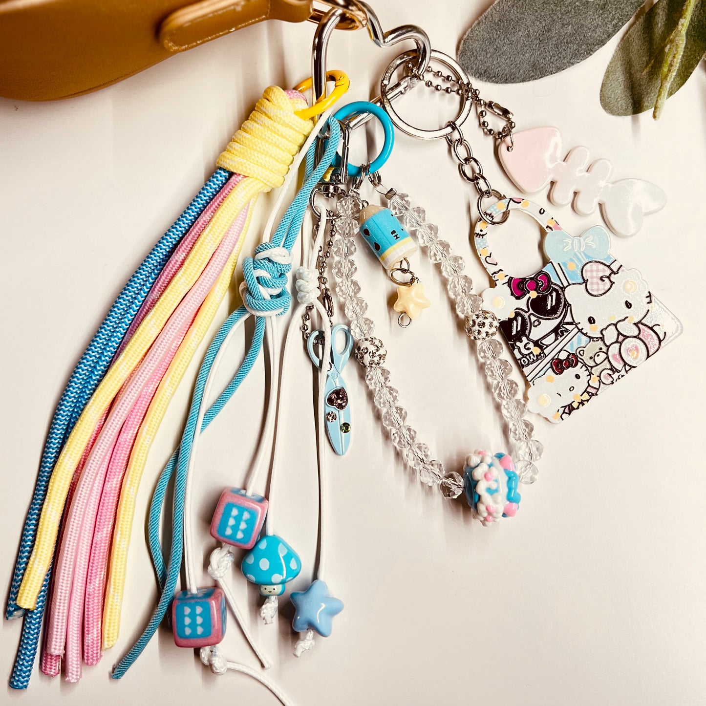HANDMADE BAG CHARMS ~ RAINBOW 2 ~