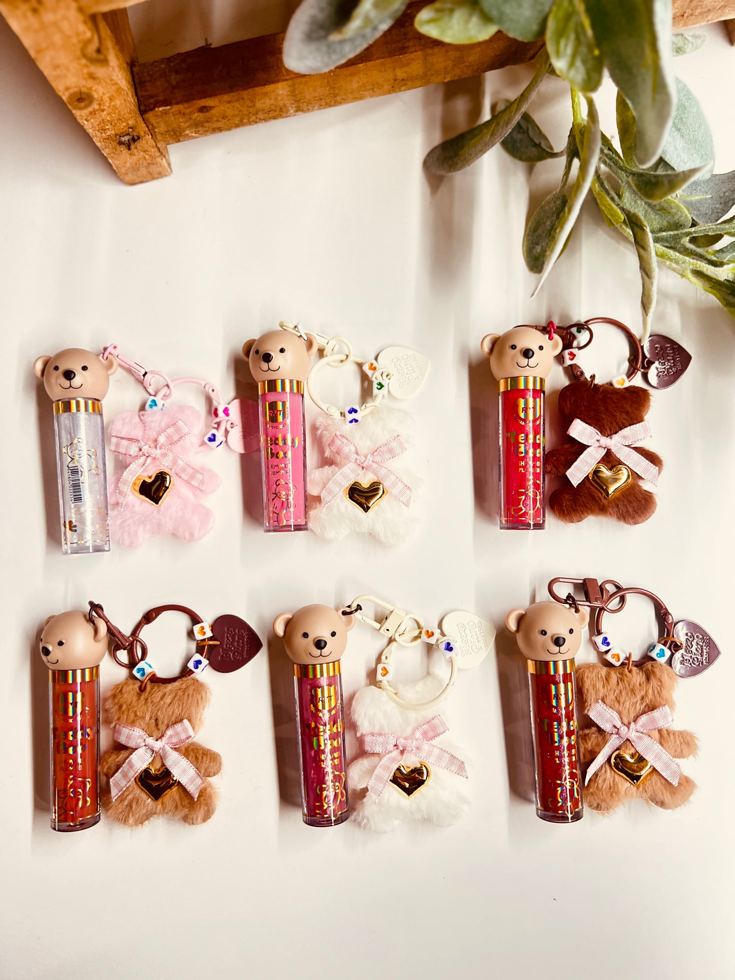 Teddy SHIMMER/PLUMPER W/KEYCHAIN