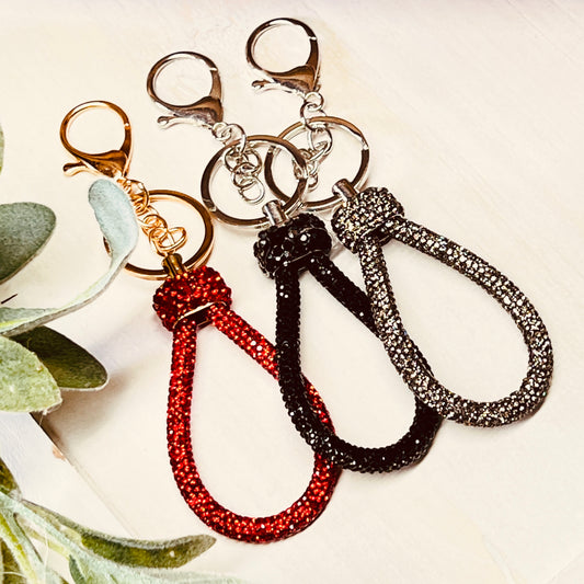 RHINESTONE KEYCHAIN