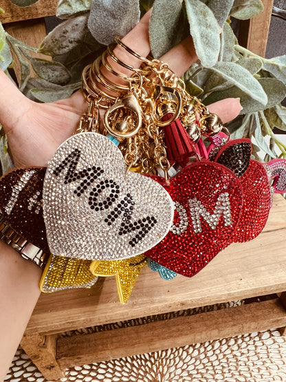 RHINESTONE KEYCHAINS
