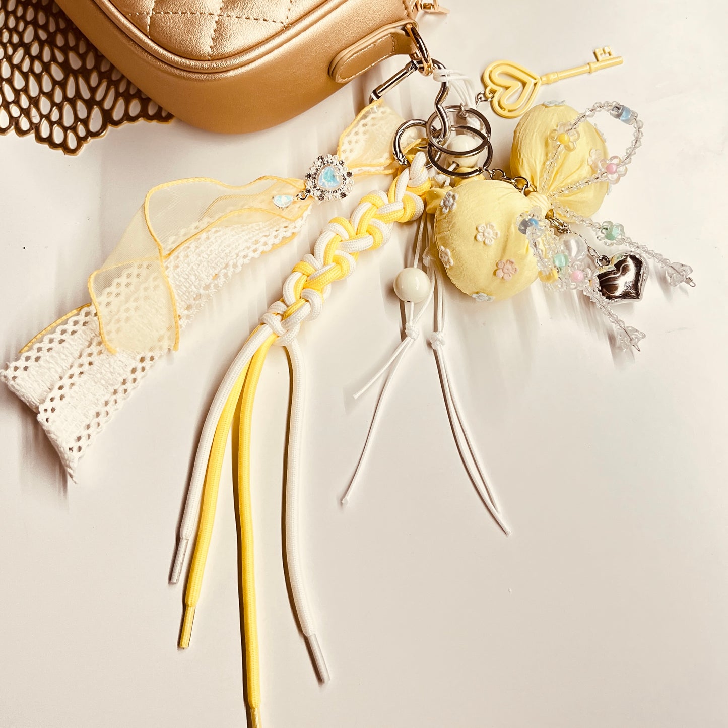 HANDMADE BAG CHARMS ~ BOW