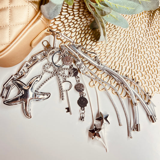 HANDMADE BAG CHARMS ~ BOW/STAR FISH ~