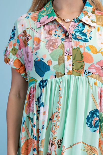 FLORAL MAXI DRESS