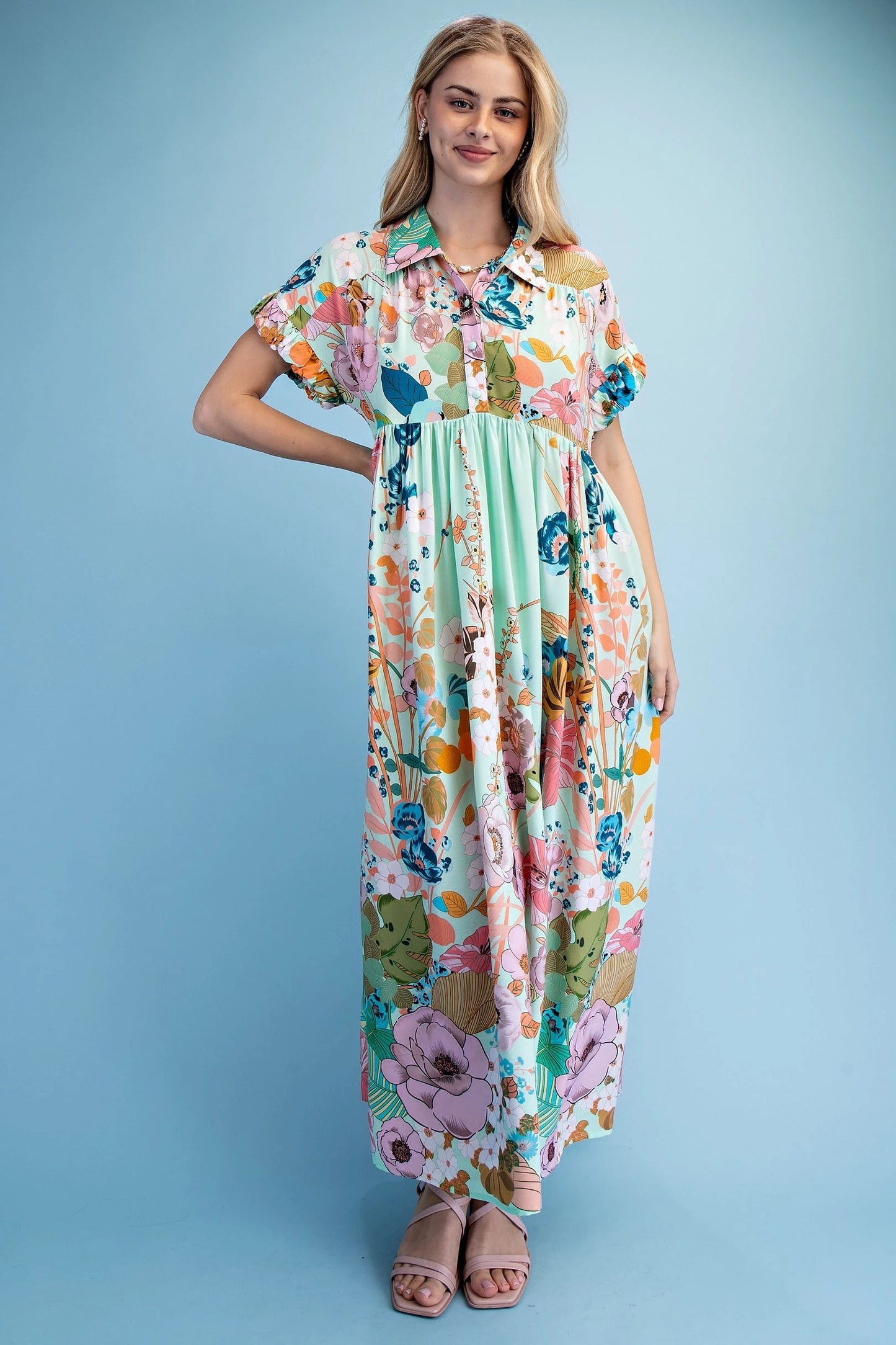 FLORAL MAXI DRESS