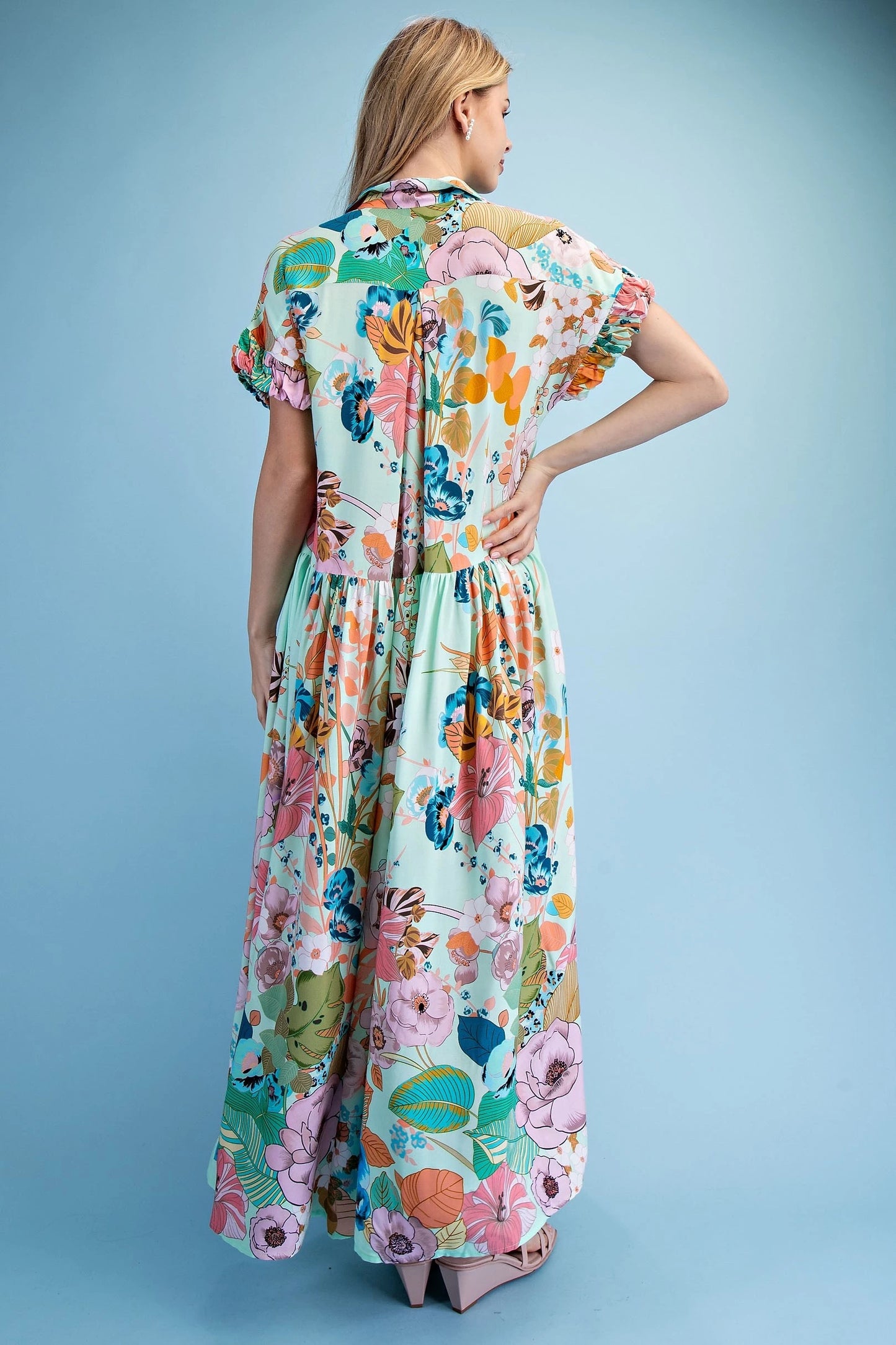 FLORAL MAXI DRESS