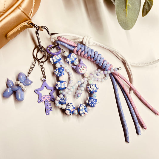 HANDMADE BAG CHARMS ~ PURPLE 11 ~