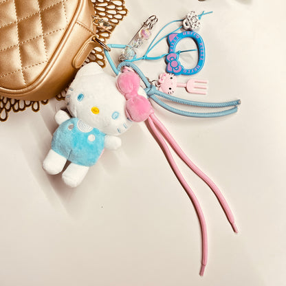 HANDMADE BAG CHARMS ~ KITTY PLUSHY