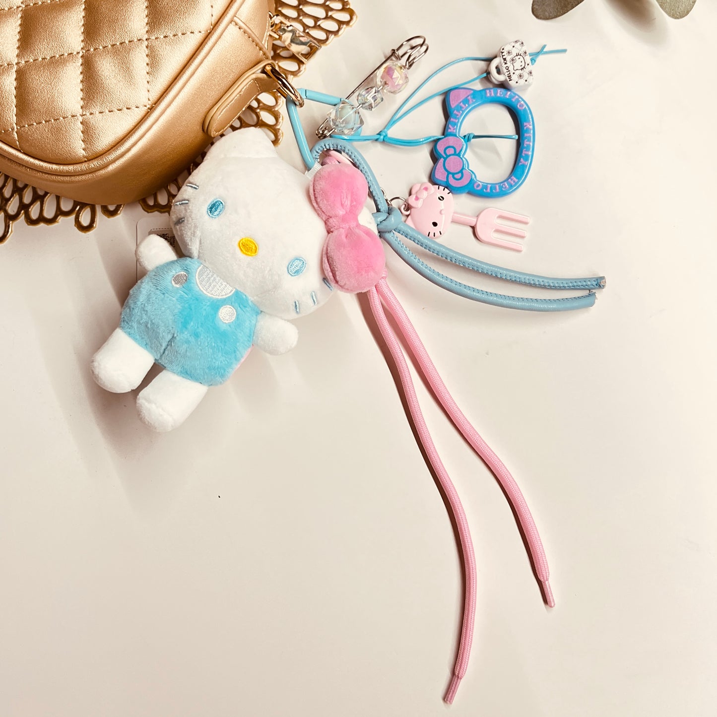 HANDMADE BAG CHARMS ~ KITTY PLUSHY
