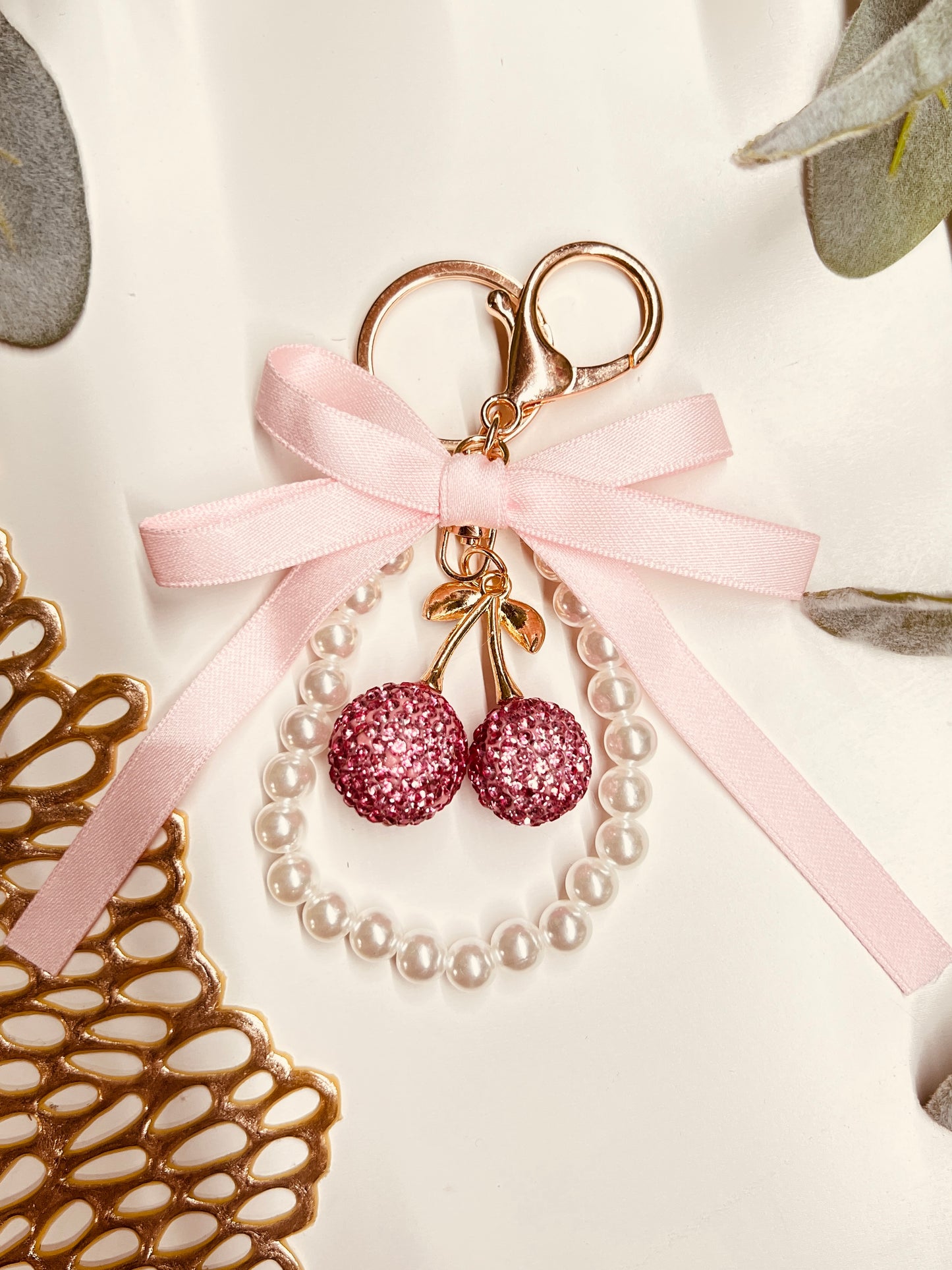 CHERRY BAG CHARM