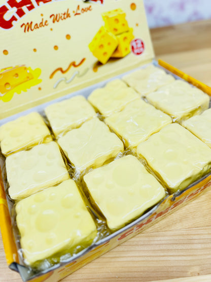 CHEESE CUBE SQUISHY TOY