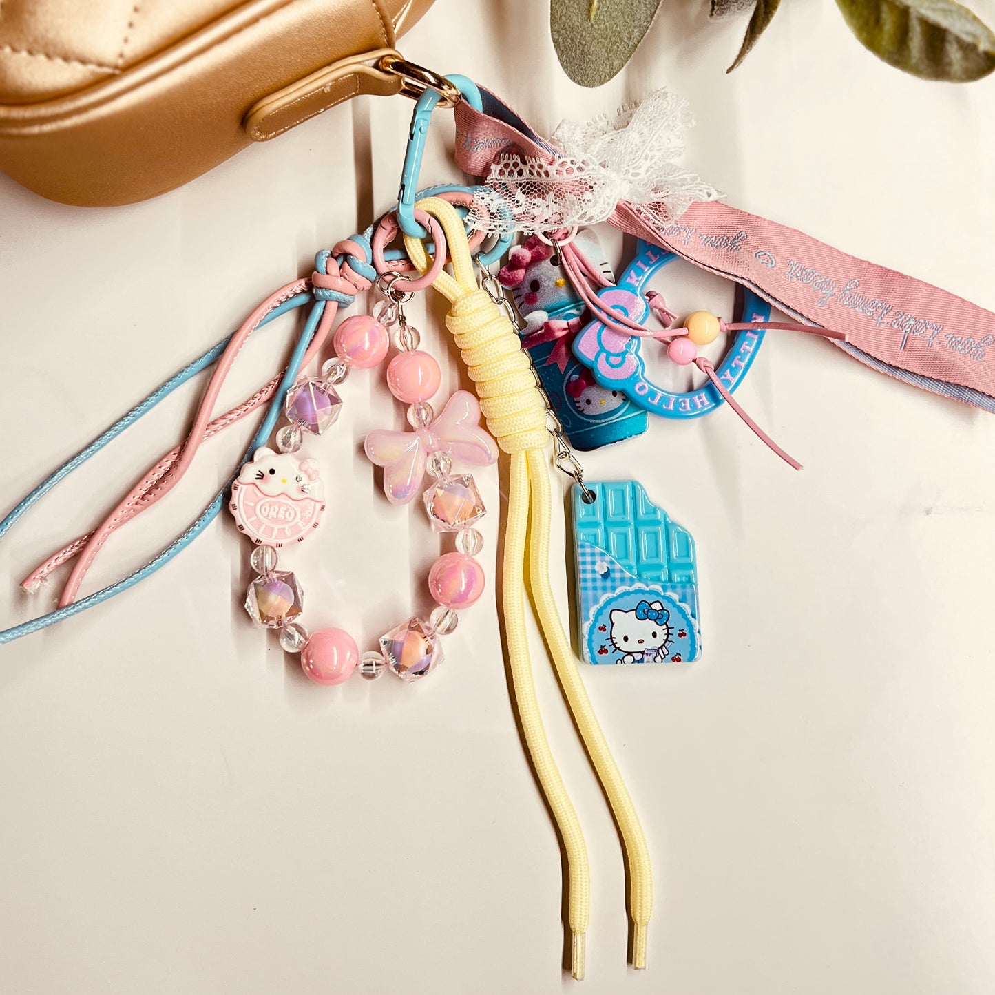 HANDMADE BAG CHARMS ~ RAINBOW 5 ~