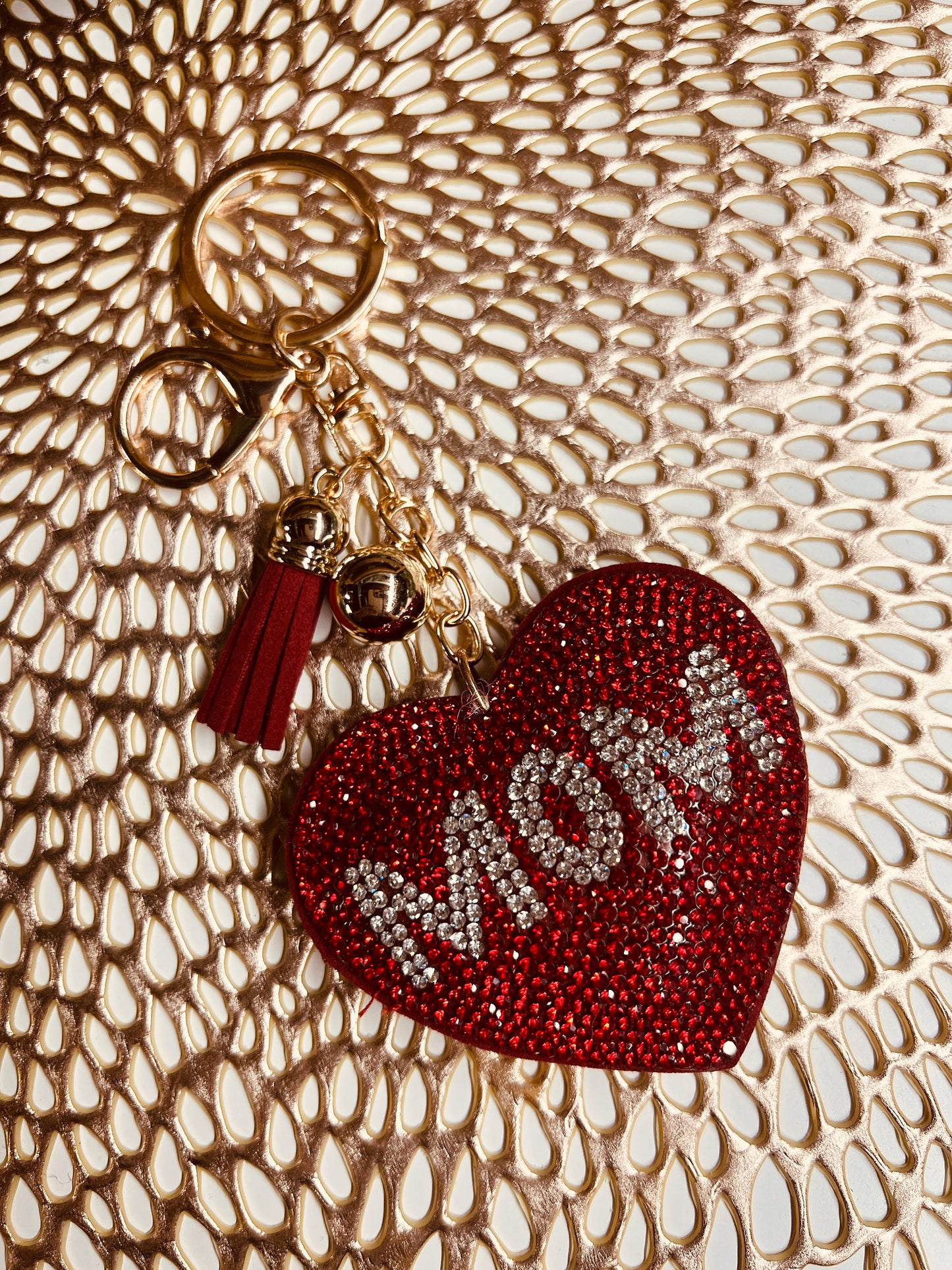 RHINESTONE KEYCHAINS