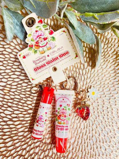 STRAWBERRY SHORTCAKE GLOSS BALM DUO