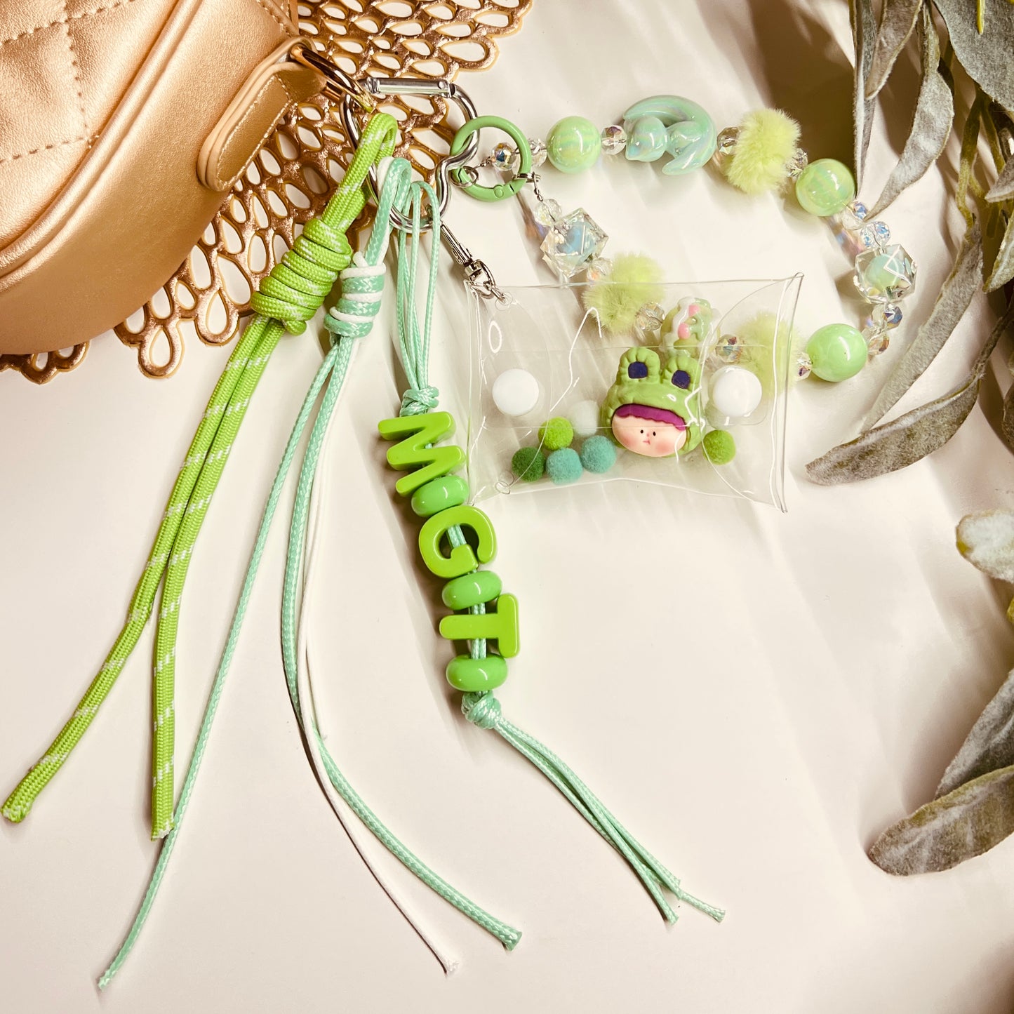 HANDMADE BAG CHARMS ~ BUNNY