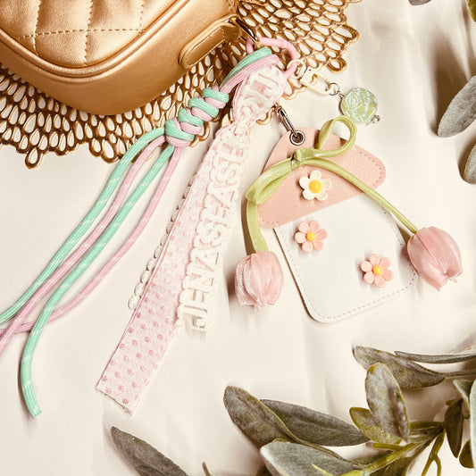 HANDMADE BAG CHARMS ~ LEATHER HOUSE