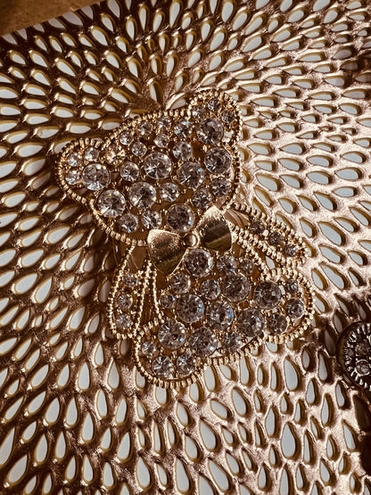 RHINESTONE TEDDY PHONE SOCKET