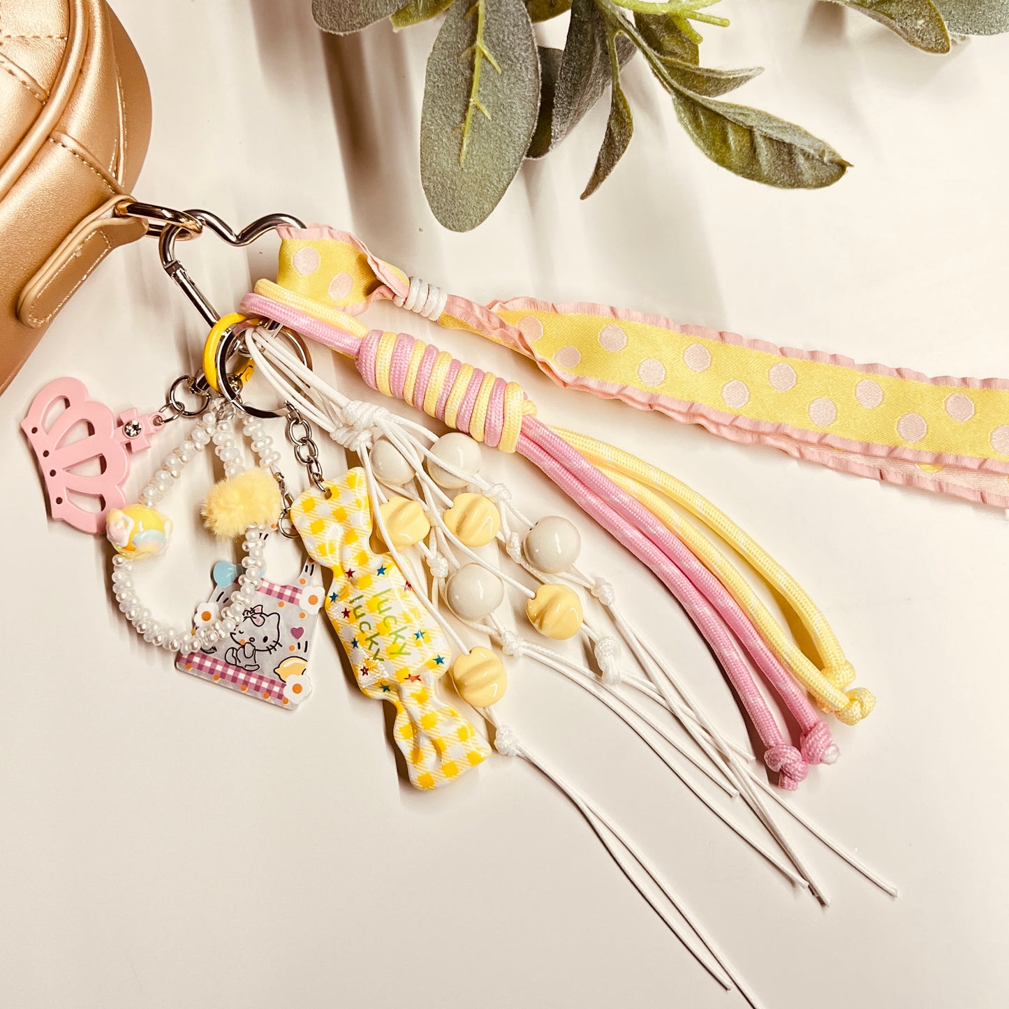 HANDMADE BAG CHARMS ~ RAINBOW 8 ~