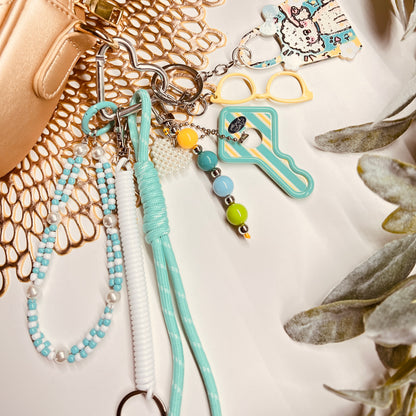 HANDMADE BAG CHARMS ~ PUPPY CHARM/KEY