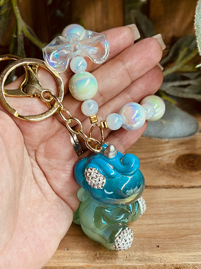 OMBRE UNICORN W/RHINESTONES KEYCHAIN