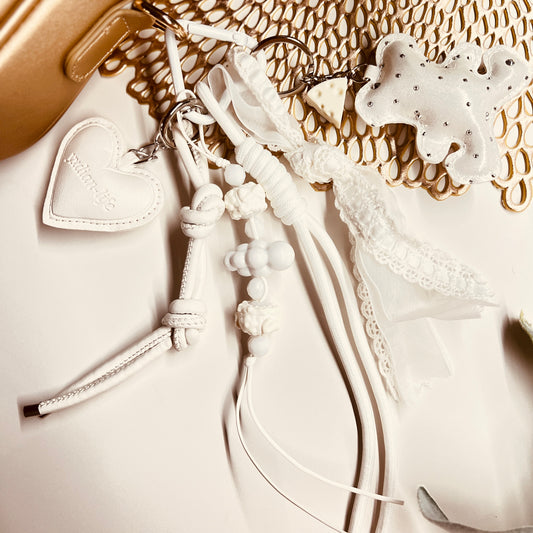 HANDMADE BAG CHARMS ~ SPARKLY TEDDY ~