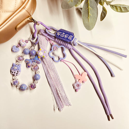 HANDMADE BAG CHARMS ~ PURPLE 6 ~