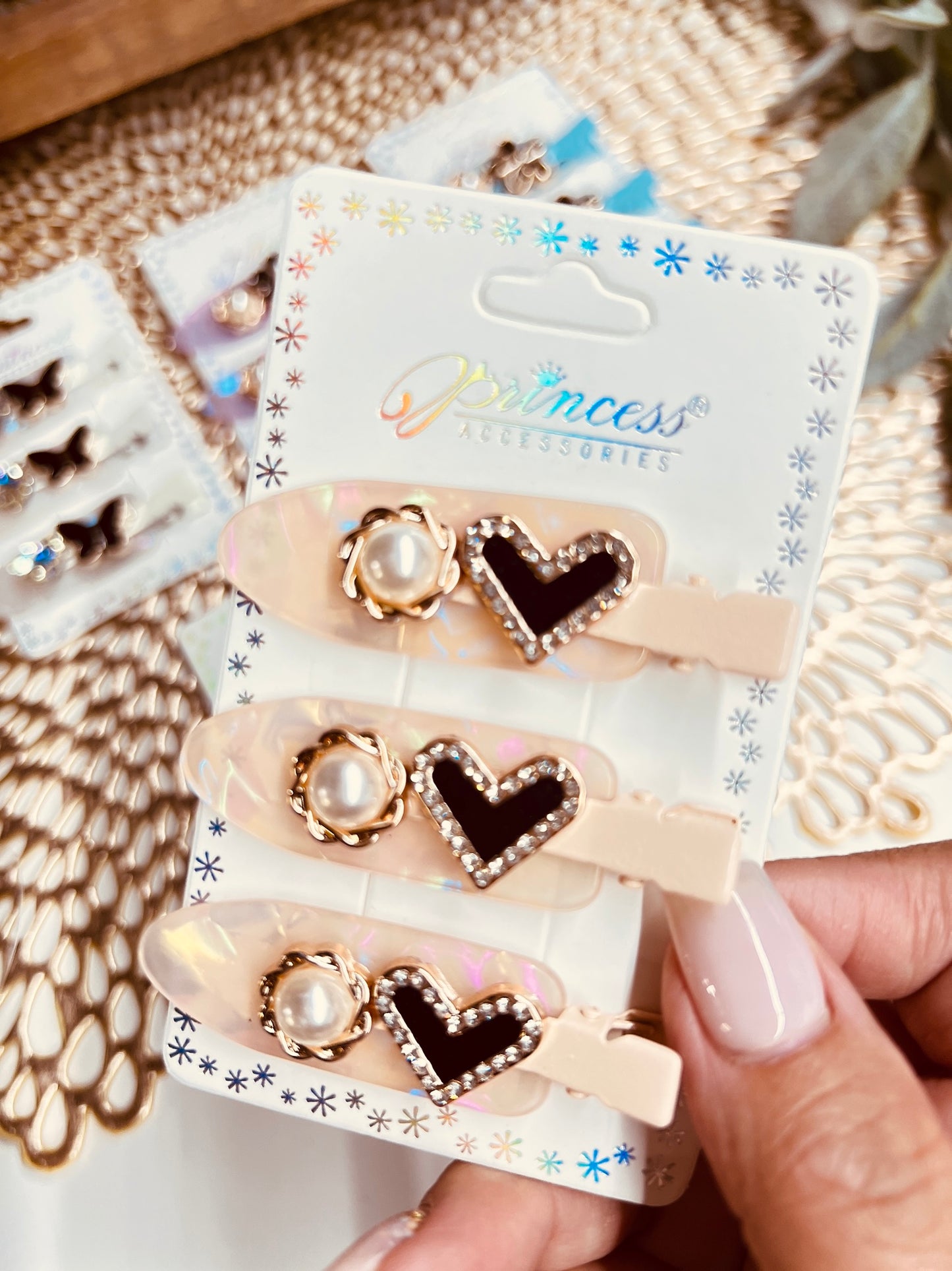 SET OF 3 HAIR CLIPS