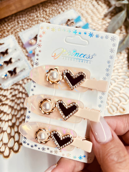 SET OF 3 HAIR CLIPS