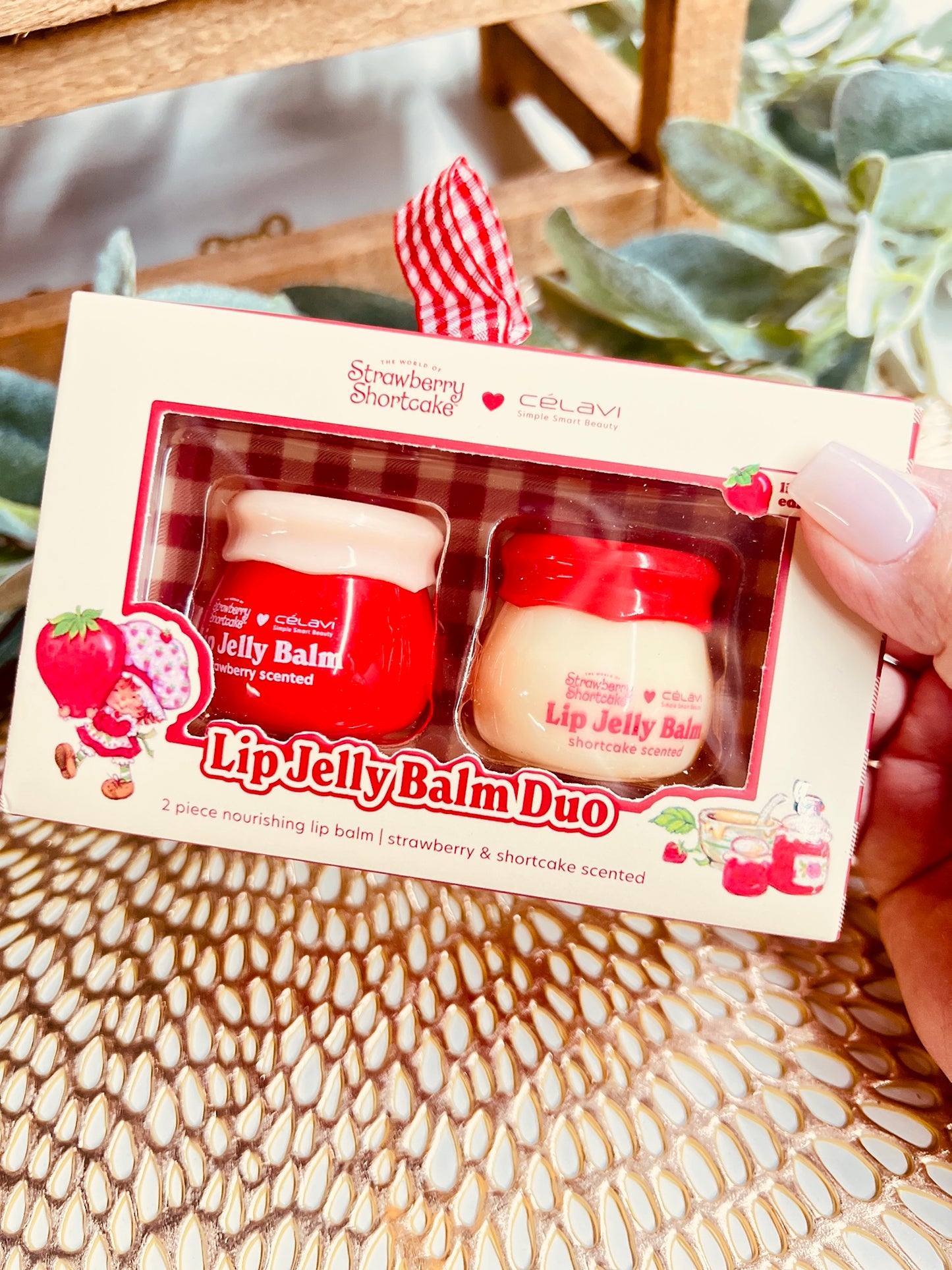 STRAWBERRY SHORTCAKE LIP JELLY BALM DUO
