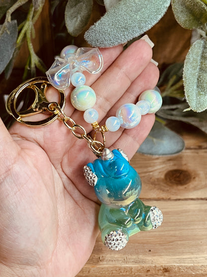 OMBRE UNICORN W/RHINESTONES KEYCHAIN