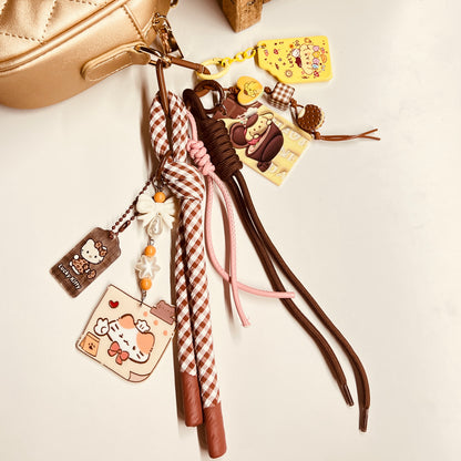 HANDMADE BAG CHARMS ~ YELLOW CHOCOLATE BAR