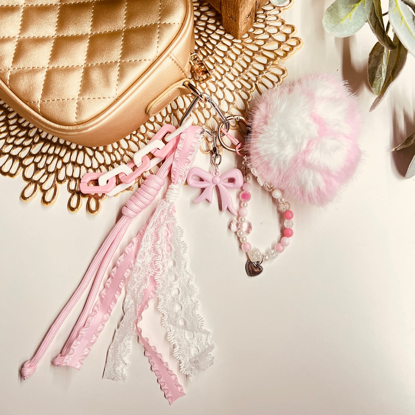 HANDMADE BAG CHARMS ~ PLUSH PAW