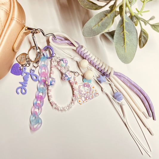 HANDMADE BAG CHARMS ~ PURPLE 5 ~