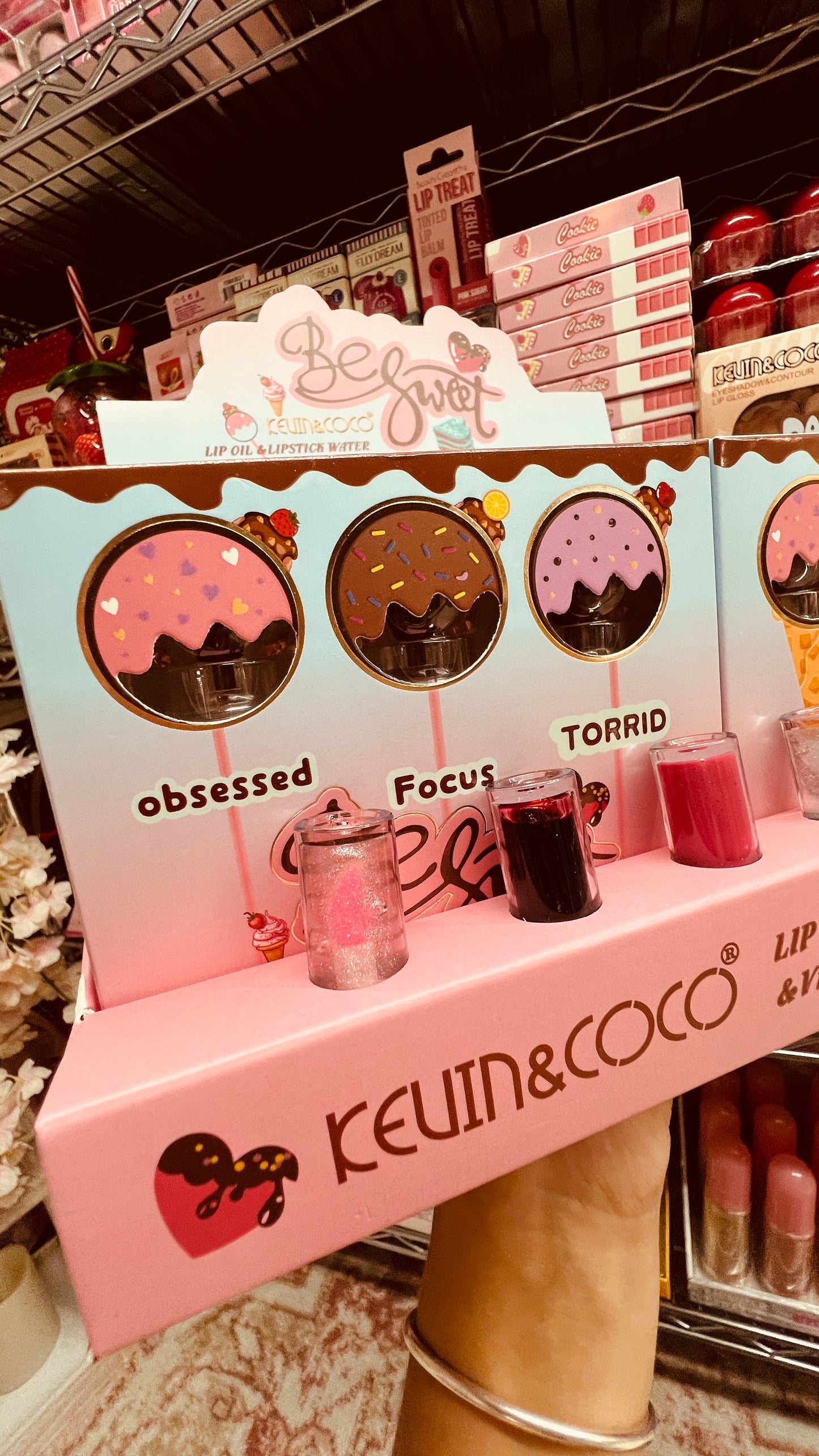 KEVIN & COCO LIP OIL & LIP STICK WATER
