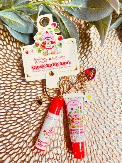 STRAWBERRY SHORTCAKE GLOSS BALM DUO