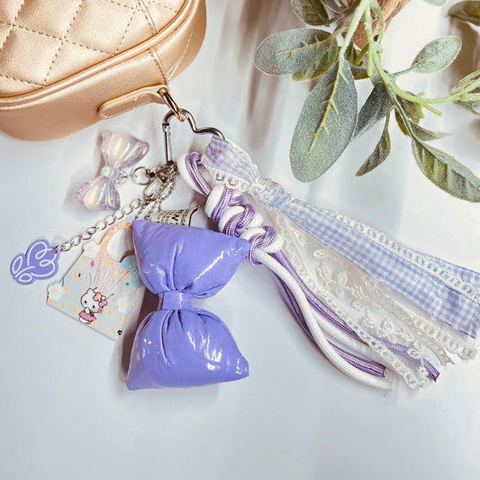 HANDMADE BAG CHARMS ~ PURPLE 10 ~
