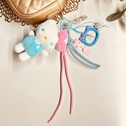 HANDMADE BAG CHARMS ~ KITTY PLUSHY
