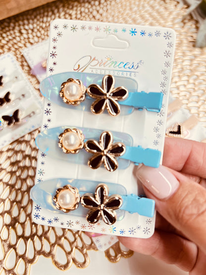 SET OF 3 HAIR CLIPS