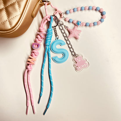 HANDMADE BAG CHARMS ~ STAR/BEAR CHARM