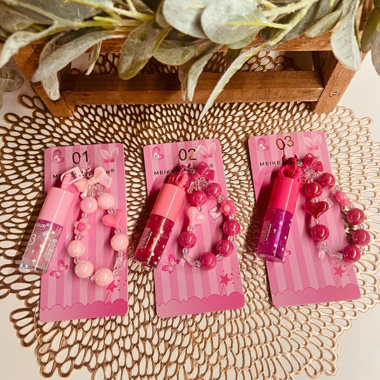 LIP GLOSS W/KEYCHAIN