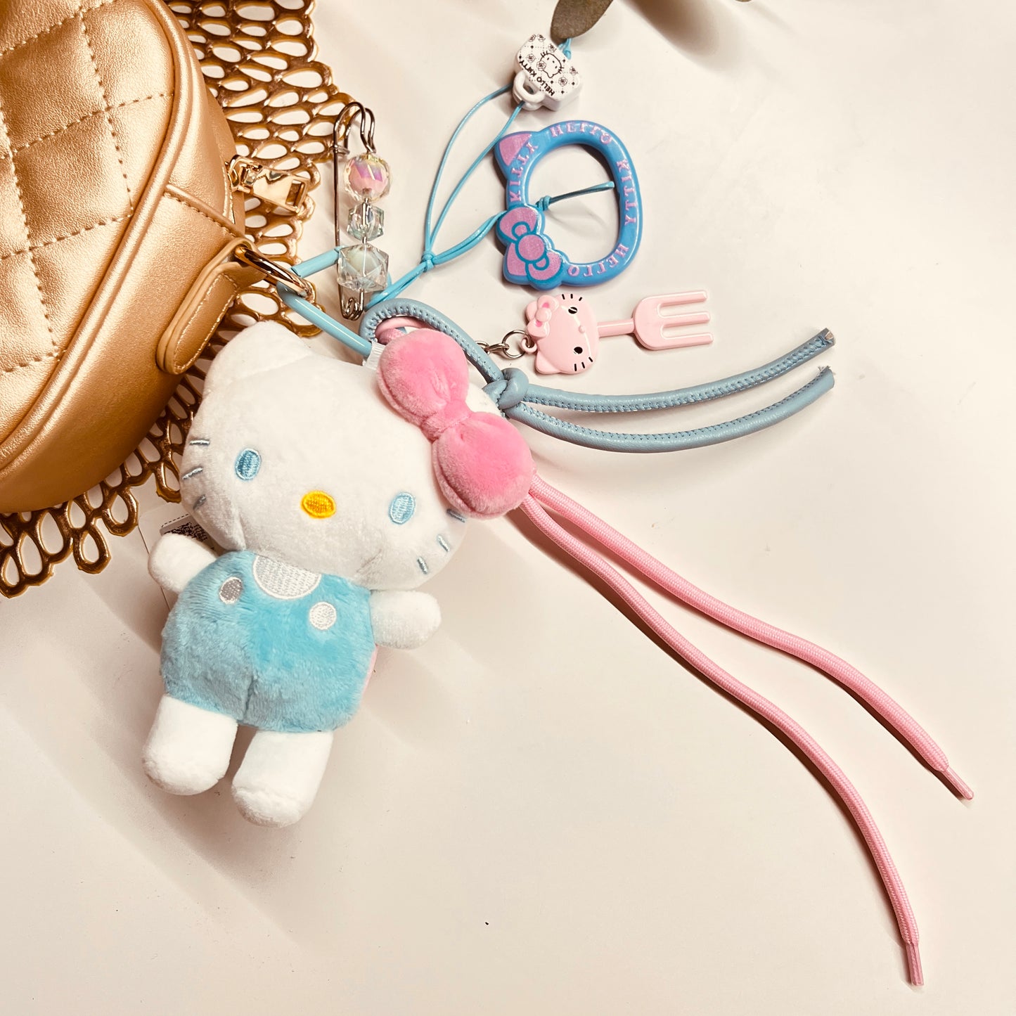HANDMADE BAG CHARMS ~ KITTY PLUSHY